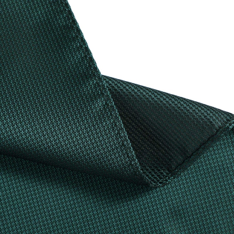fortunatever Green Ties For Men,Mens Solid Necktie With Pocket Square+Gift Box,58"Ã—3.35" - Image 4